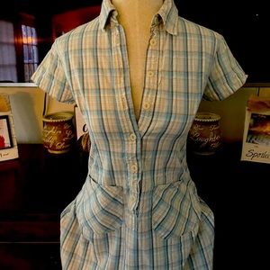 American Eagle Outfitters Shirt Dress- size 6